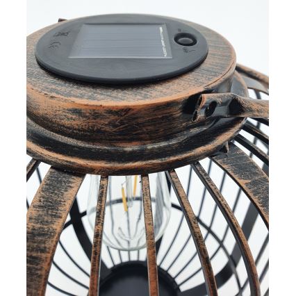 LED Napelemes lámpa LORETA 1xE27/1,2V 600 mAh IP44