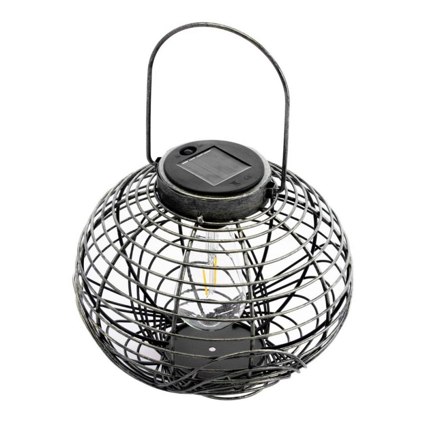 LED Napelemes lámpa LUISA 1xE27/1,2V 600 mAh IP44