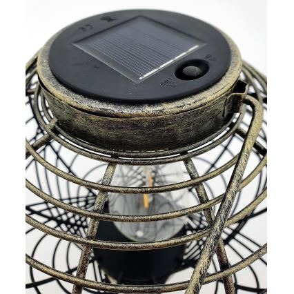 LED Napelemes lámpa LUISA 1xE27/1,2V 600 mAh IP44