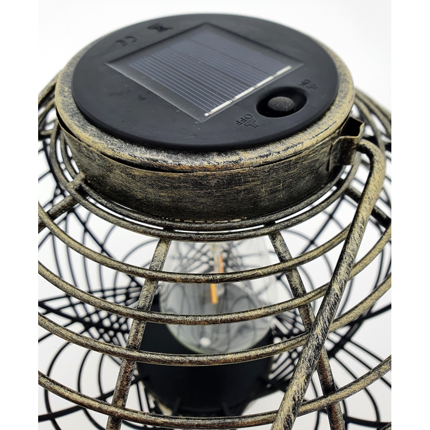 LED Napelemes lámpa LUISA 1xE27/1,2V 600 mAh IP44