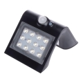 LED napelemes lámpa mozgás- és alkonyatérzékelővel LED/1,5W/1200 mAh 3,7V IP65