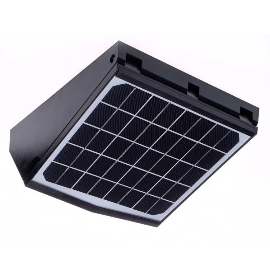 LED dimmelhető napelemes lámpa mozgás- és alkonyatérzékelővel LED/15W/5400 mAh 7,4V IP65 + távirányító