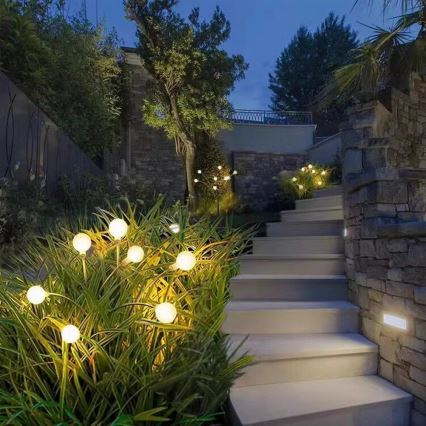 LED Napelemes lámpa MULTI LED/0,06W/1,2V 150 mAh IP44 fekete