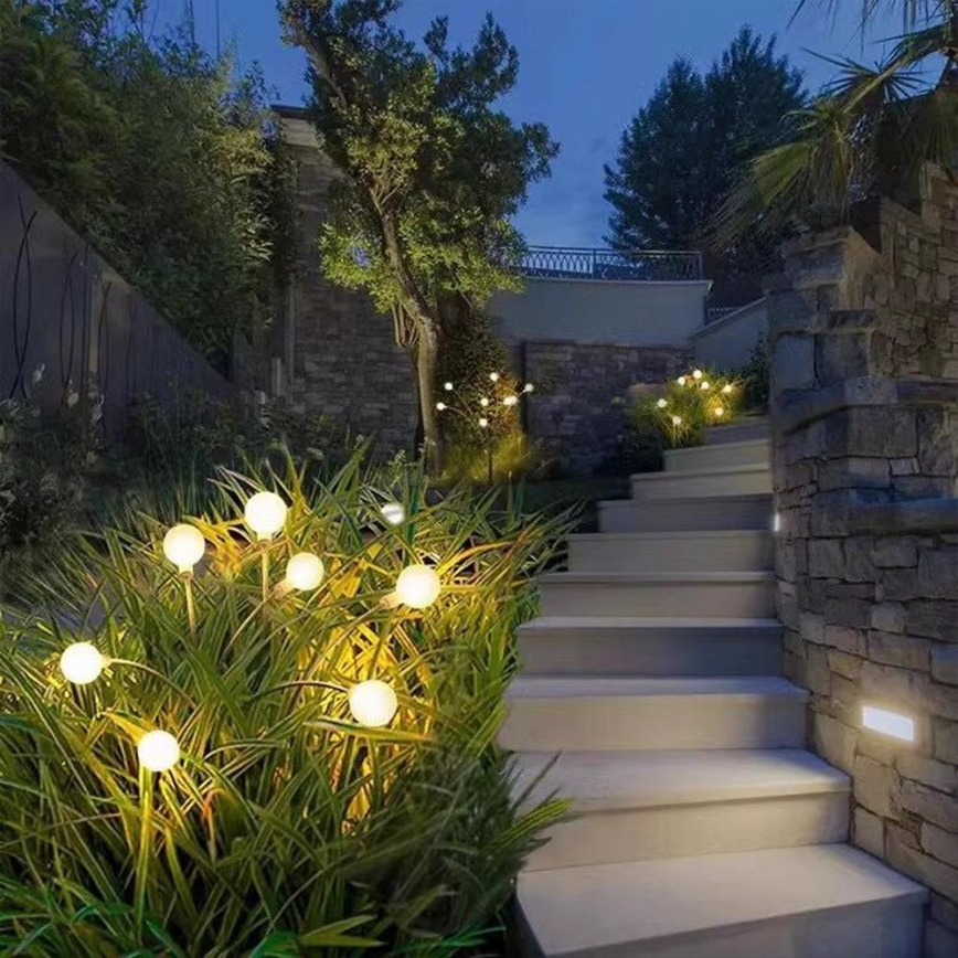 LED Napelemes lámpa MULTI LED/0,06W/1,2V 150 mAh IP44 fekete