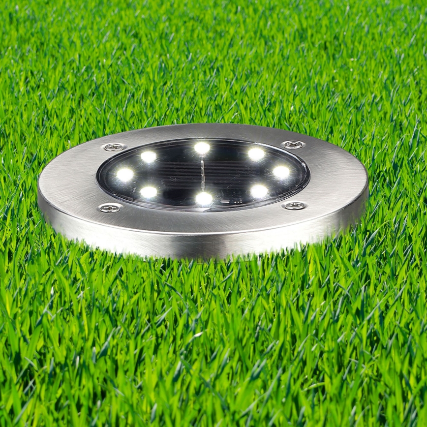 LED napelemes lámpa SOLLY LED/1,2V 6500K átm. 11,5 cm 300 mAh IP44 króm