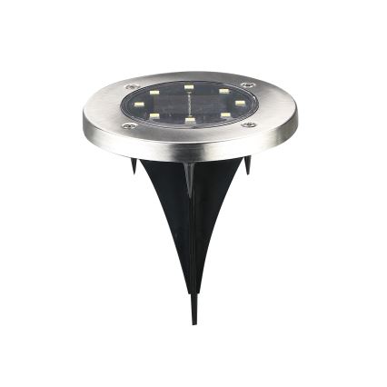 LED napelemes lámpa SOLLY LED/1,2V 6500K átm. 11,5 cm 300 mAh IP44 króm