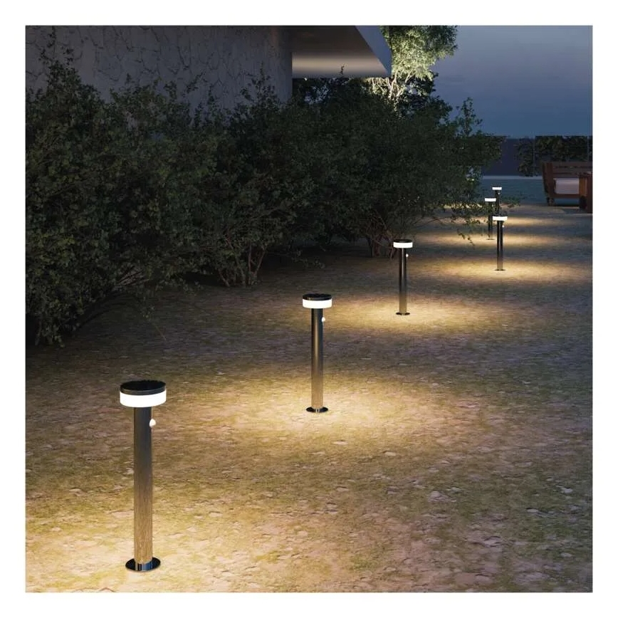 LED napelemes lámpa érzékelővel LED/2W/3,7V 1200 mAh IP44 50 cm