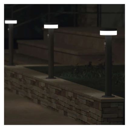LED napelemes lámpa érzékelővel LED/2W/3,7V 1200 mAh IP44 50 cm