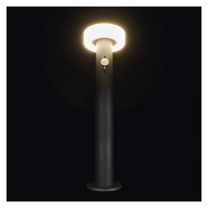 LED napelemes lámpa érzékelővel LED/2W/3,7V 1200 mAh IP44 50 cm