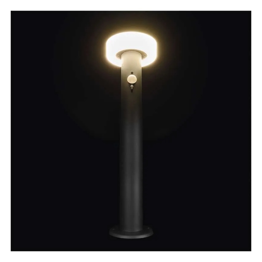 LED napelemes lámpa érzékelővel LED/2W/3,7V 1200 mAh IP44 50 cm