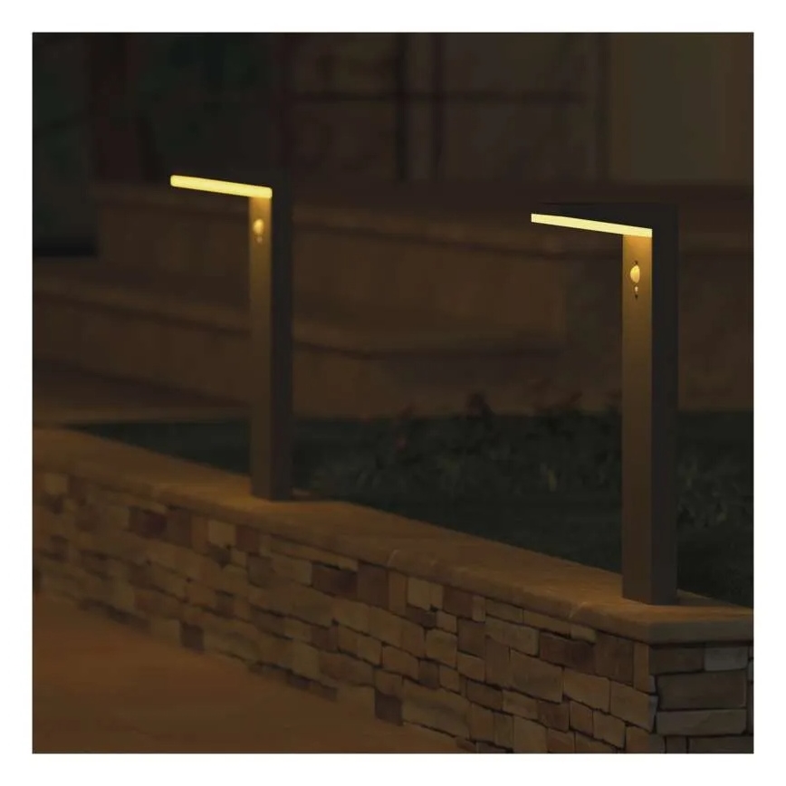 LED napelemes lámpa szenzorral LED/4,4W/3,7V 2200 mAh IP44