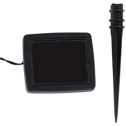 LED Napelemes lánc 10xLED/1W/1,2V 1xAA 2 m IP44 3000K 300 mAh