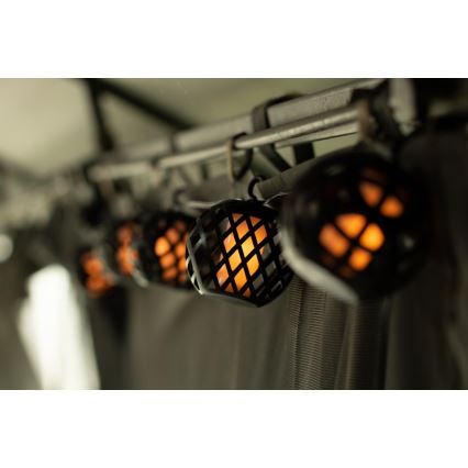 LED Napelemes lánc 60xLED/2m 400 mAh IP44