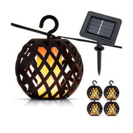 LED Napelemes lánc 60xLED/2m 400 mAh IP44