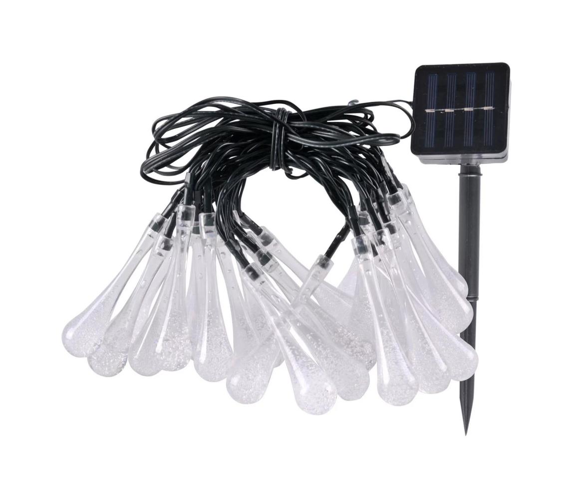 LED napelemes lánc ICE 30xLED/1,2V 300 mAh IP44 315250