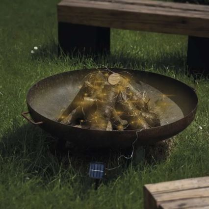 LED Napelemes fényfüzér LED/2,4W/1,2V 1xAA 15 m IP44 3000K 600 mAh