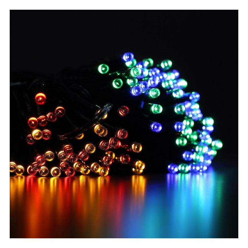 LED Napelemes lánc SHINE MULTI 100xLED/1,2V 11,9 m IP44