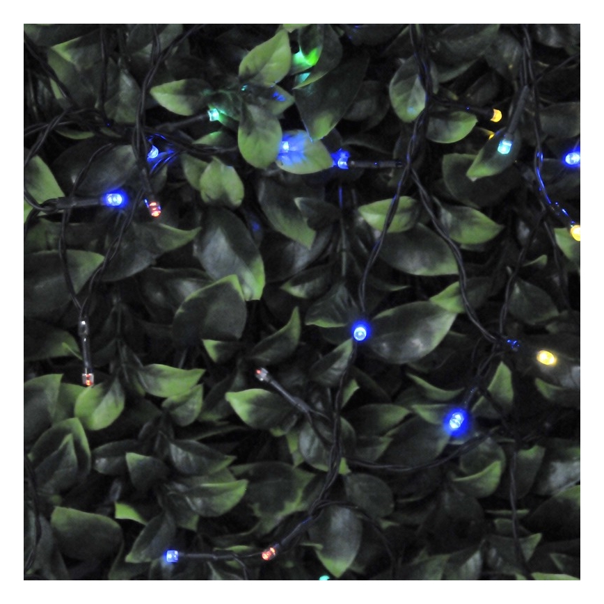 LED Napelemes lánc SHINE MULTI 100xLED/1,2V 11,9 m IP44