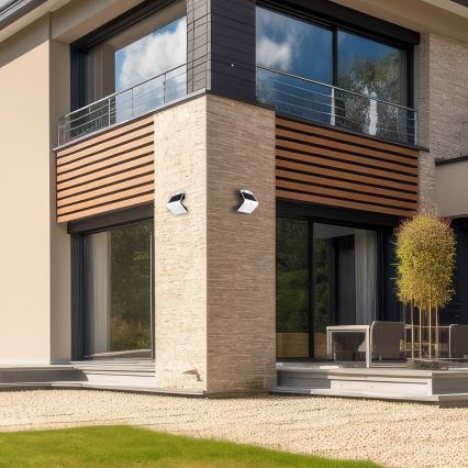 LED napelemes lámpa mozgás- és alkonyatérzékelővel LED/3,2W/2000 mAh 3,7V IP65