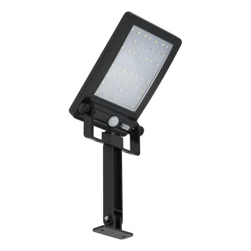 LED napelemes reflektor érzékelővel ADIK LED/1,2W/3,7V 1200 mAh 6500K IP44