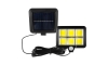 LED napelemes reflektor érzékelővel LED/1,5W/3,7V 6000K IP44