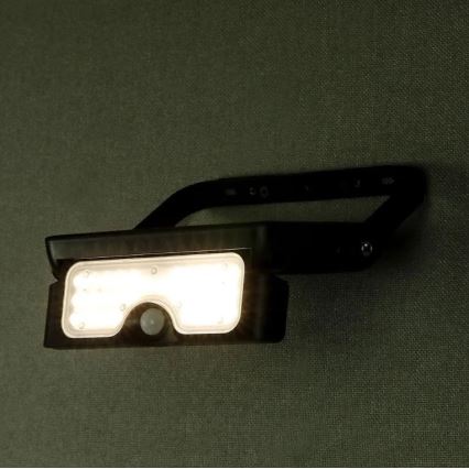 LED napelemes reflektor érzékelővel LED/5W/3,7V IP65 4000K 3000 mAh