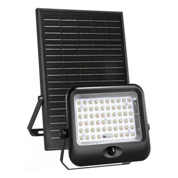 LED napelemes reflektor érzékelővel MHCS LED/35W/3,2V 3000/4000/6500K IP65 15000 mAh + távirányító