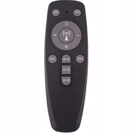 LED Dimmelhető napelemes reflektor LED/50W/3,2V 4500K IP65 fekete + távirányítás