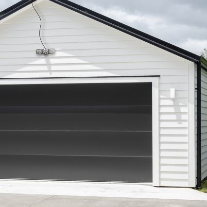 LED Napelemes reflektor mozgás- és szürkületérzékelővel LED/20W/3,7V 1200 mAh IP44 + távirányító