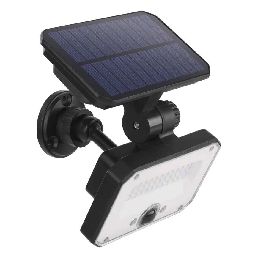 LED Napelemes reflektor mozgásérzékelővel SPILO LED/3,7V 3600mAh 4000K IP54 + távirányítás