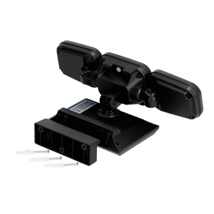 LED napelemes reflektor érzékelővel LED/1,5W/3,7V 6000K IP44 2400 mAh