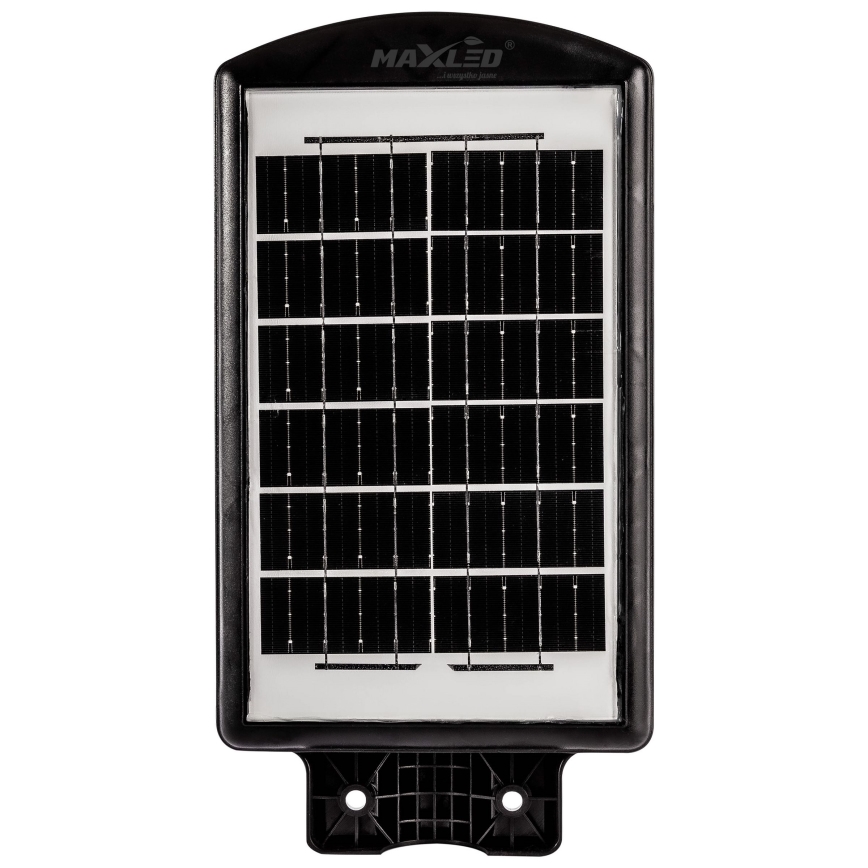LED Dimmelhető napelemes utcai lámpa érzékelővel LED/120W/6V 11000 mAh 6500K IP65 fekete + távirányítás