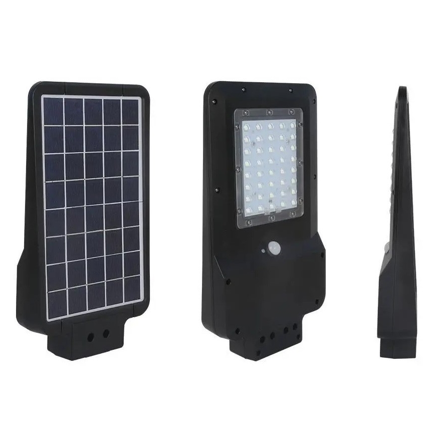 LED Napelemes utcai lámpa érzékelővel LED/15W/7,4V 4000K IP65 10800 mAh