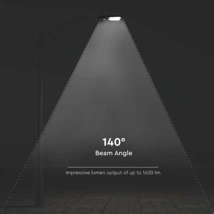 LED napelemes utcai lámpa érzékelővel LED/15W/7,4V 6000K IP65 5400 mAh