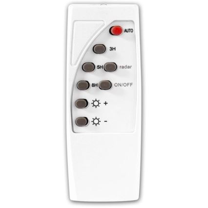 LED Dimmelhető napelemes utcai lámpa érzékelővel LED/22W/6V 18000 mAh 6500K IP65 fekete + távirányítás