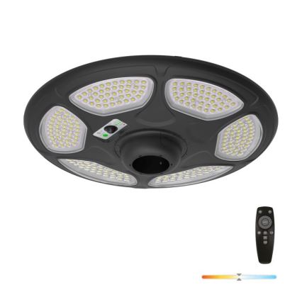 LED napelemes utcai lámpa érzékelővel SOLSUMI LED/25W/3,2V IP54 25000 mAh + távirányítóval