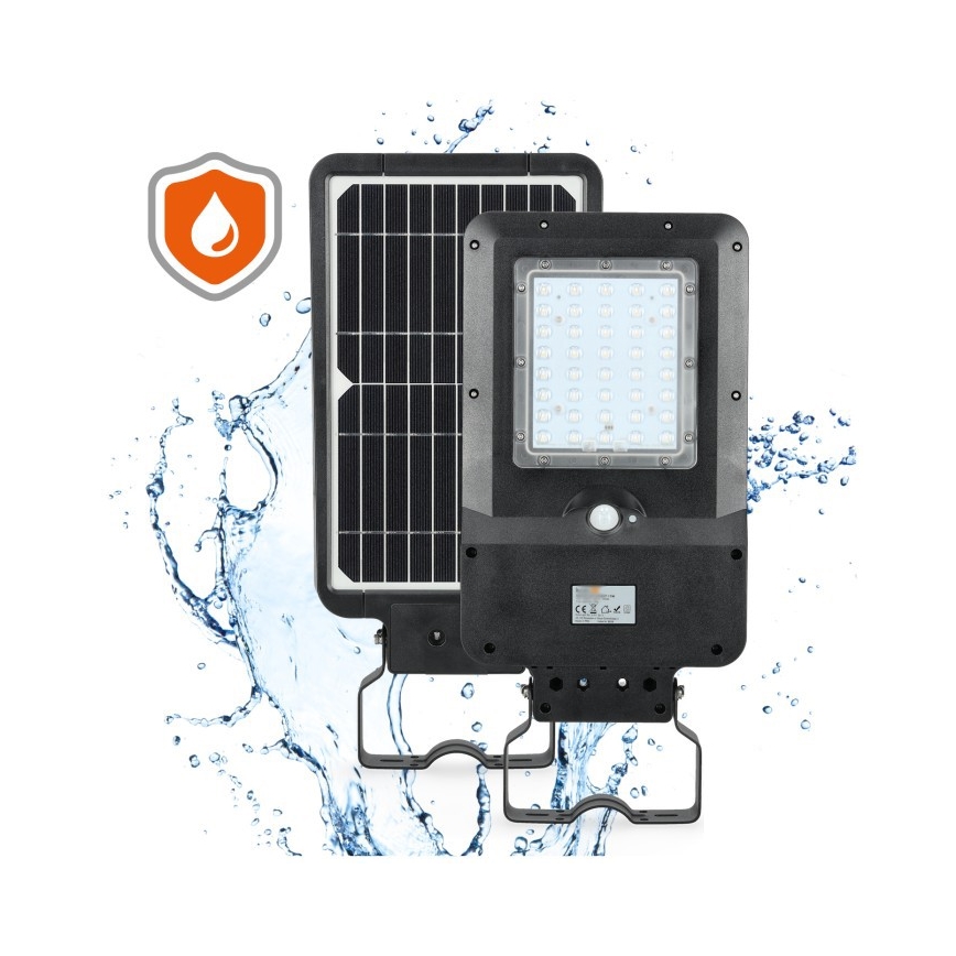 LED napelemes utcai lámpa érzékelővel STREET LED/15W/7,4V 4000K IP65 5400 mAh