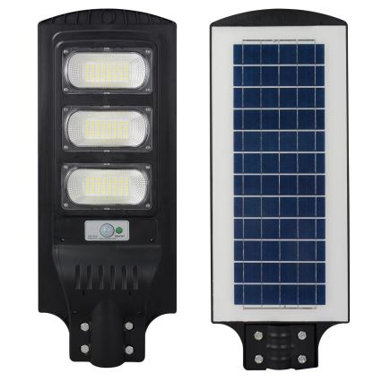 LED napelemes utcai lámpa érzékelővel STREET LED/10W/3,2V 10000 mAh IP65 + távirányító