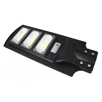 LED napelemes utcai lámpa érzékelővel STREET LED/10W/3,2V 10000 mAh IP65 + távirányító