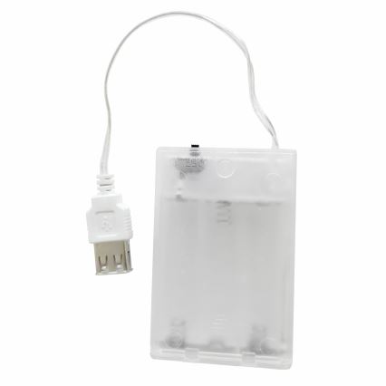 LED Neon fali dekoráció PLANET LED/3W/3xAA USB kék/sárga