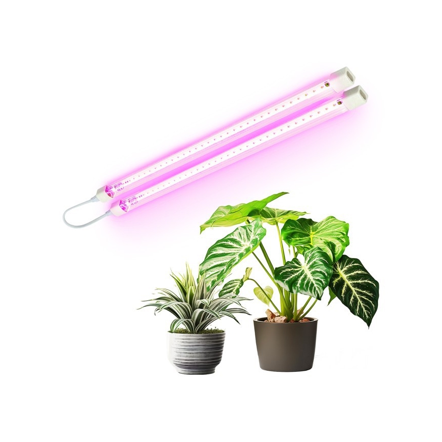 LED Növénytermesztő lámpa GROWLY 2xLED/8,5W/230V fehér