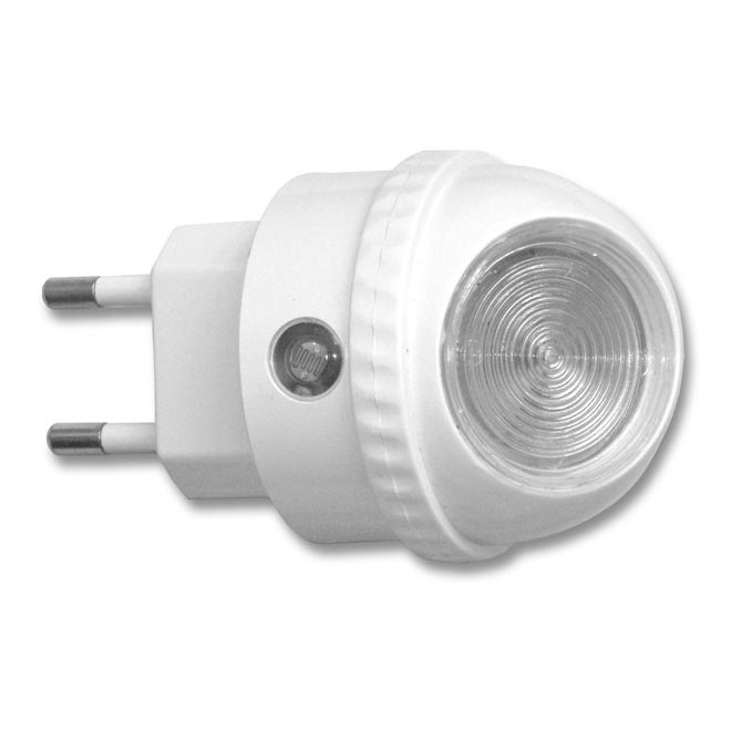 LED Orientációs fény konnektoros alkonykapcsolóval LED/1W/230V