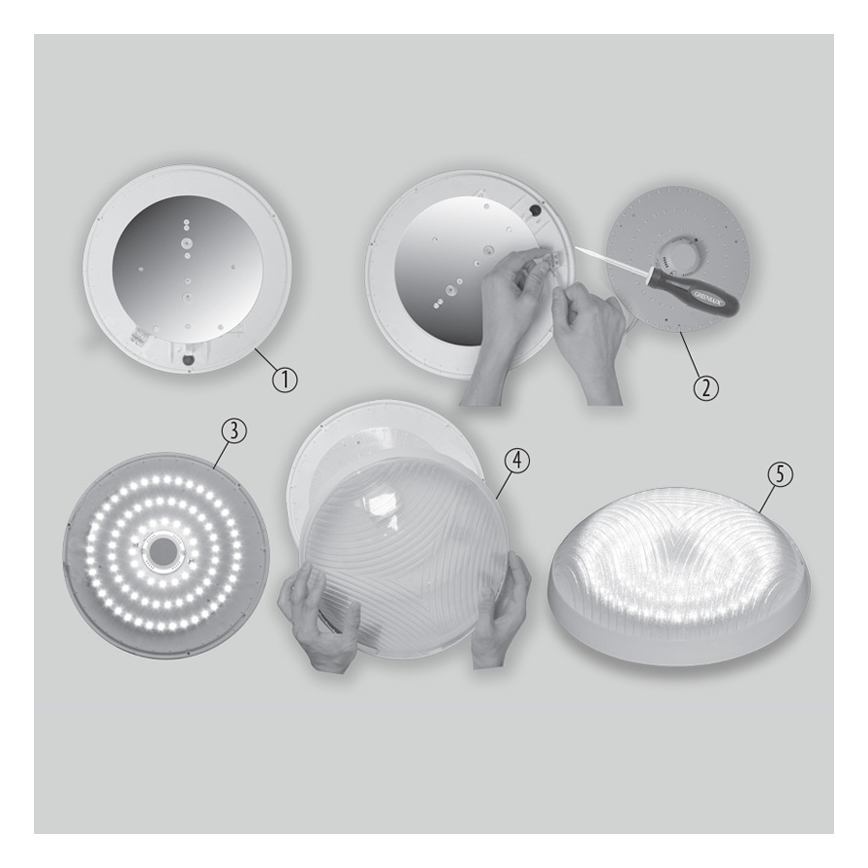 Greenlux GXLM001 - LED panel 56xLED SMD/15W/230V