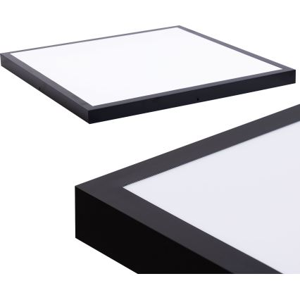 LED Panel LED/60W/230V 4000K 60x60 cm fekete