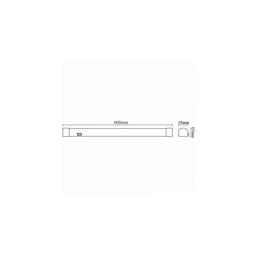 LED pult alatti lámpa LED/15W/230V 60 cm IP44 fehér