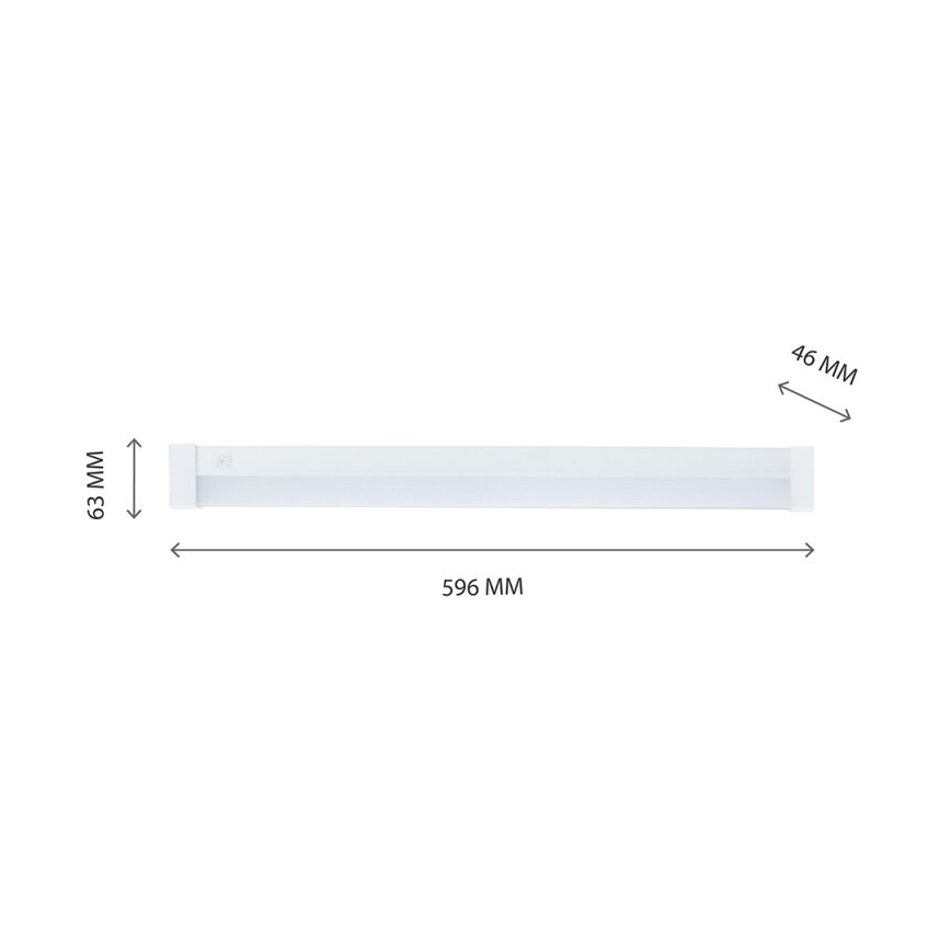 LED Pultmegvilágító AQUATICA LED/15W/230V 4000K IP44