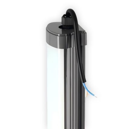 LED Pultmegvilágító LED/60W/230V 6000K 120 cm IP65 fekete