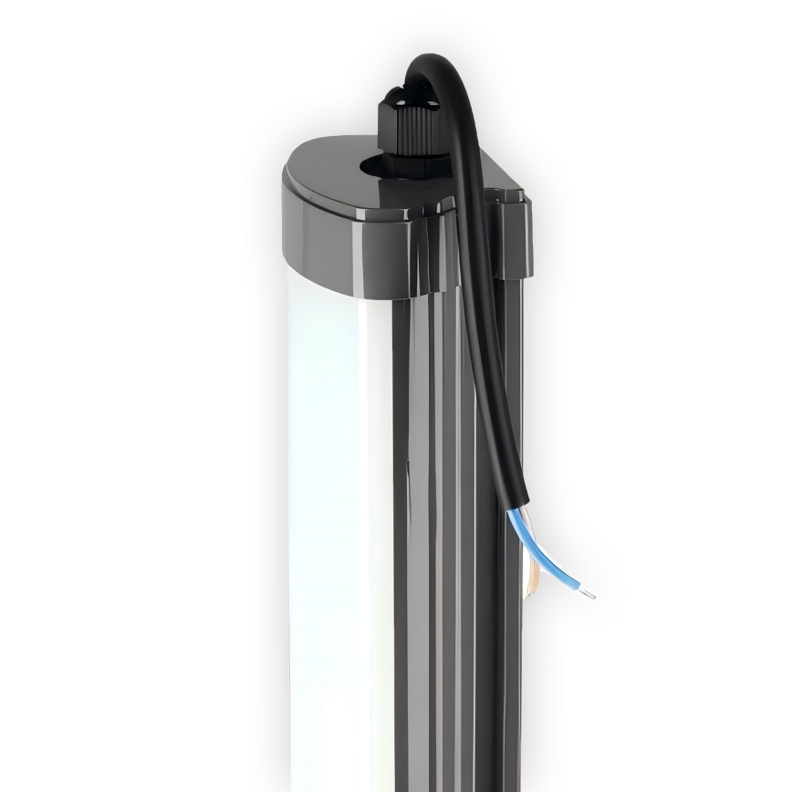 LED Pultmegvilágító LED/60W/230V 6000K 120 cm IP65 fekete