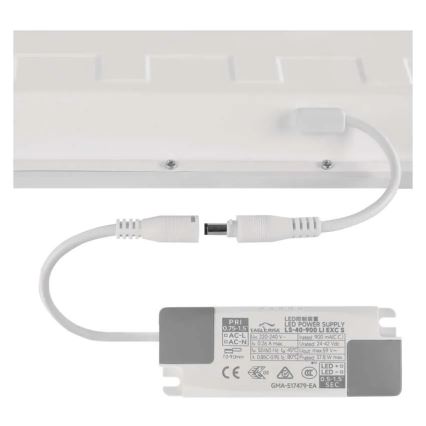 LED raszteres álmennyezeti panel DIXXO LED/36W/230V 4000K 60x60 cm fehér