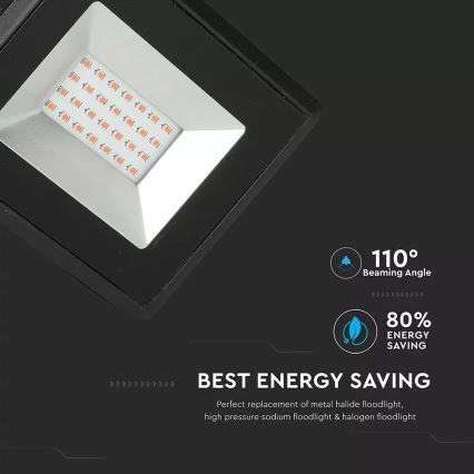 LED Reflektor LED/20W/230V IP65 rózsaszín fény